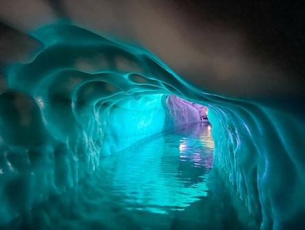 Hintertuxer Gletscher Natur Eis Palast